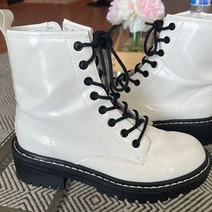 Forever 21 White Boots